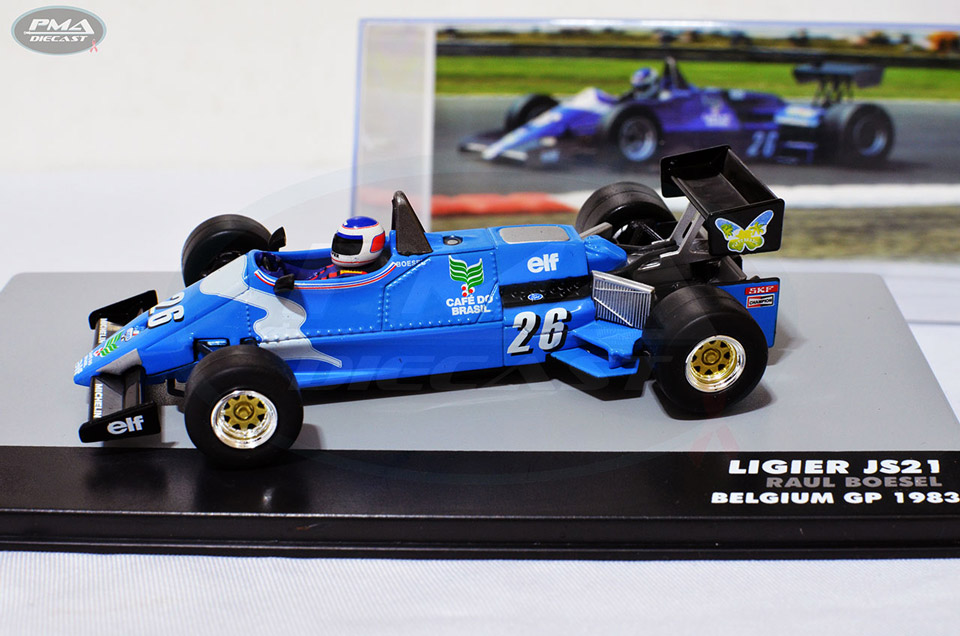 RAUL BOESEL 1983 LIGIER JS21 1:43
